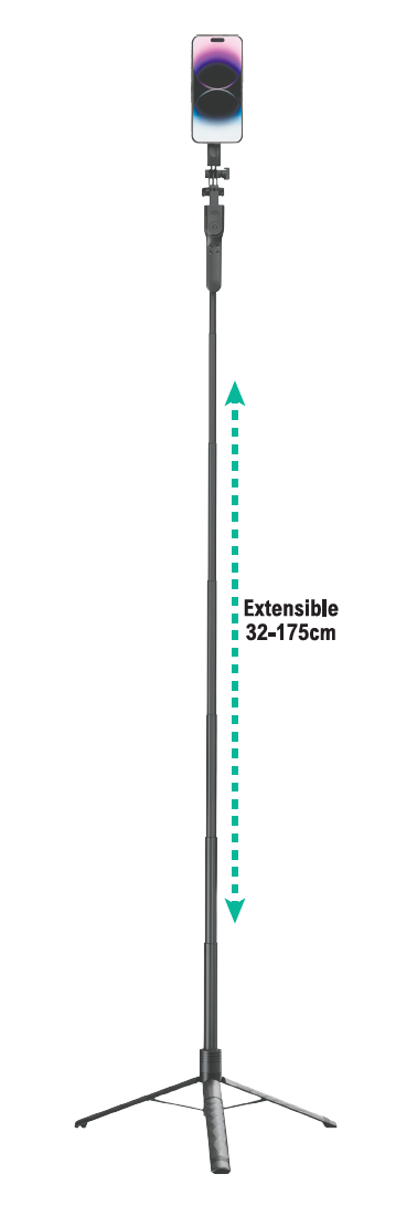 Palo selfie trípode